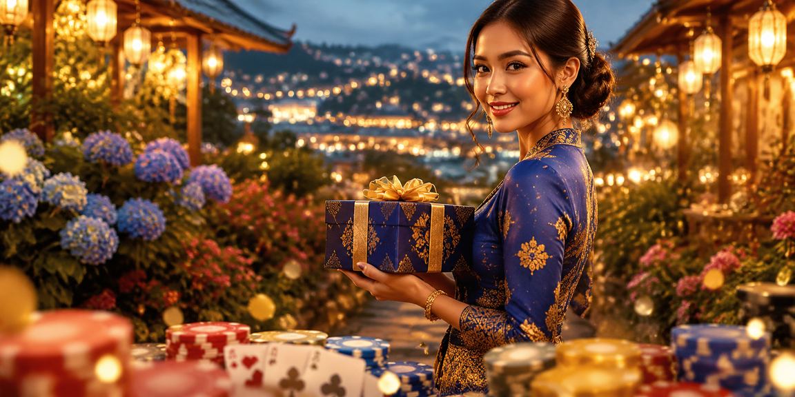 Permainan Teen Patti gaya Malaysia dengan suasana tradisional