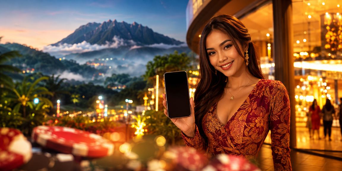 Pengguna Sabah menyemak bonus deposit kasino dalam talian gaya Melayu menggunakan telefon pintar